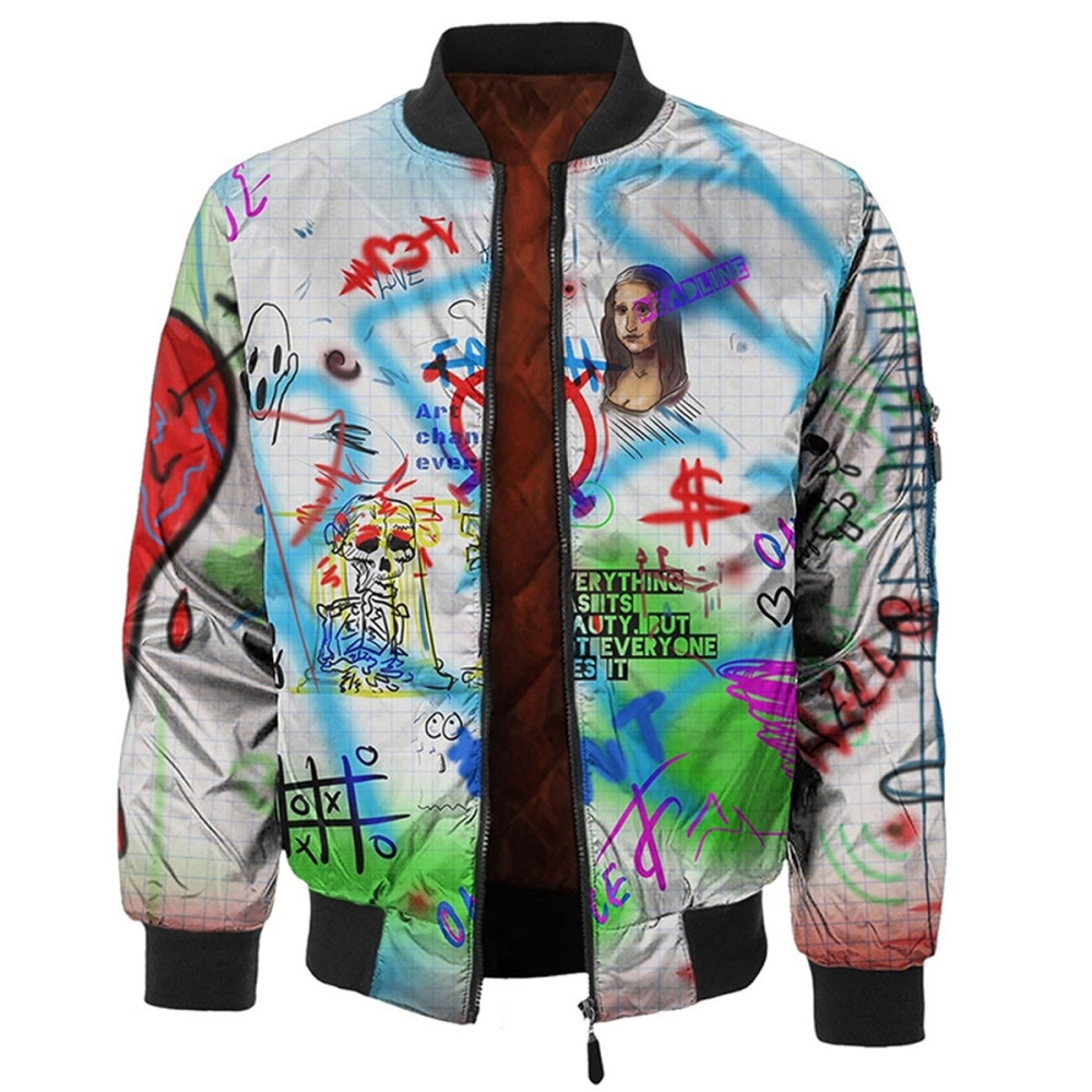 4 Sublimation Bomber Jacket - Image 1