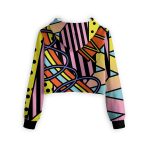 Sublimation Cropped Hoodie - Image 2